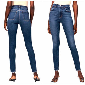 Abercrombie & Fitch Super Skinny Jeans Ultra High Rise Medium Wash Jeggings AF 4